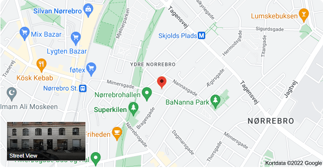 Kort over Bragesgade 31, 2200 København N